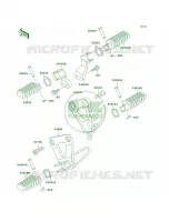 Footrests per Kawasaki KLR650 2000