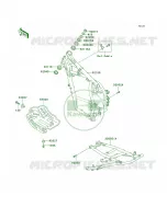Frame per Kawasaki KLR650 2000