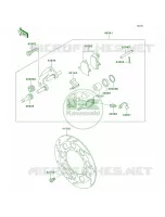 Front Brake per Kawasaki KLR650 2000