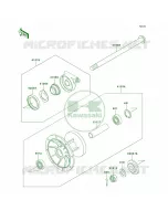 Front Hub per Kawasaki KLR650 2000