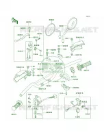 Handlebar per Kawasaki KLR650 2000