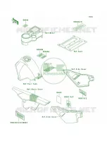 Labels per Kawasaki KLR650 2000