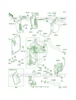 Radiator per Kawasaki KLR650 2000