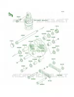 Rear Suspension per Kawasaki KLR650 2000