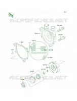 Water Pump per Kawasaki KLR650 2000