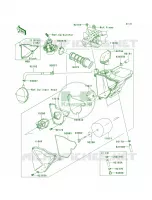 Air Cleaner per Kawasaki KLX140L 2011