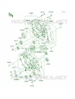 Crankcase per Kawasaki KLX140L 2011