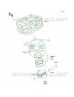 CylinderPistons per Kawasaki KLX140L 2011