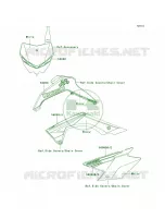 DecalsGreenBAF per Kawasaki KLX140L 2011