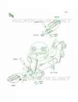 Footrests per Kawasaki KLX140L 2011