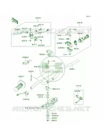 HandlebarB8F BAF per Kawasaki KLX140L 2011