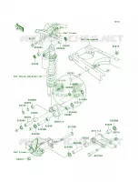 Rear Suspension per Kawasaki KLX140L 2011