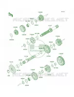 TransmissionBAFBBF per Kawasaki KLX140L 2011