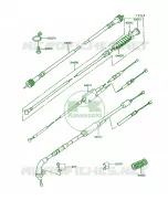 Cables per Kawasaki KE100 1995