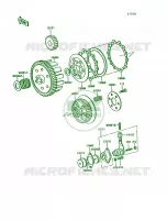 Clutch per Kawasaki KE100 1995