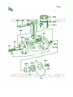 CrankshaftPistons per Kawasaki KE100 1995
