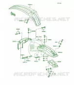 Fenders per Kawasaki KE100 1995