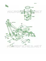 Frame Fittings per Kawasaki KE100 1995
