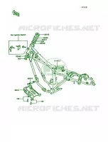 Frame per Kawasaki KE100 1995