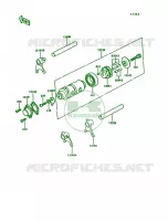 Gear Change DrumShift Forks per Kawasaki KE100 1995