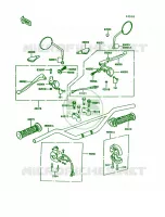 Handlebar per Kawasaki KE100 1995