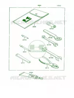 Owner's Tools per Kawasaki KE100 1995