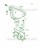 Side CoversChain Cover per Kawasaki KE100 1995