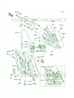 Crankcase per Kawasaki KLX110L 2010