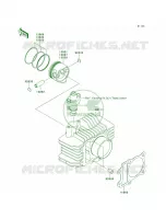 CylinderPistons per Kawasaki KLX110L 2010