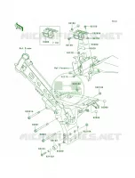 Engine Mount per Kawasaki KLX110L 2010