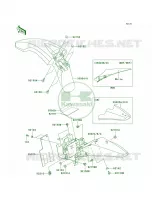 Fenders per Kawasaki KLX110L 2010