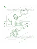 Front Hub per Kawasaki KLX110L 2010