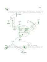 Gear Change Mechanism per Kawasaki KLX110L 2010