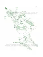 SuspensionShock Absorber per Kawasaki KLX110L 2010