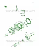 Clutch per Kawasaki KLR250 1990