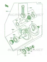 Crankshaft per Kawasaki KLR250 1990