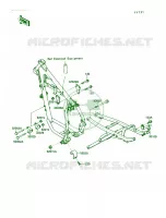 Frame Fitting per Kawasaki KLR250 1990