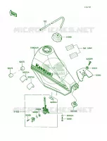 Fuel TankKL250 D7 per Kawasaki KLR250 1990