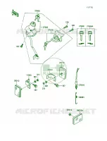 Ignition SwitchKL250 D7 per Kawasaki KLR250 1990