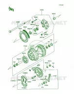 Rear Hub per Kawasaki KLR250 1990