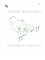 Seat per Kawasaki KLR250 1990