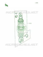 Shock Absorber per Kawasaki KLR250 1990