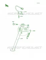 Stand per Kawasaki KLR250 1990