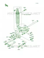 Suspension per Kawasaki KLR250 1990