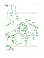 Swing Arm per Kawasaki KLR250 1990