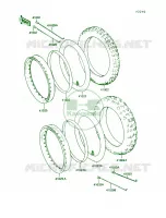 Tire per Kawasaki KLR250 1990