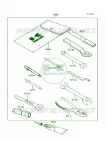 Tool per Kawasaki KLR250 1990