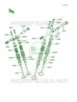 Valve per Kawasaki KLR250 1990
