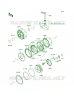 Clutch per Kawasaki KLX140L 2010