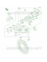 Rear Brake per Kawasaki KLX140L 2010